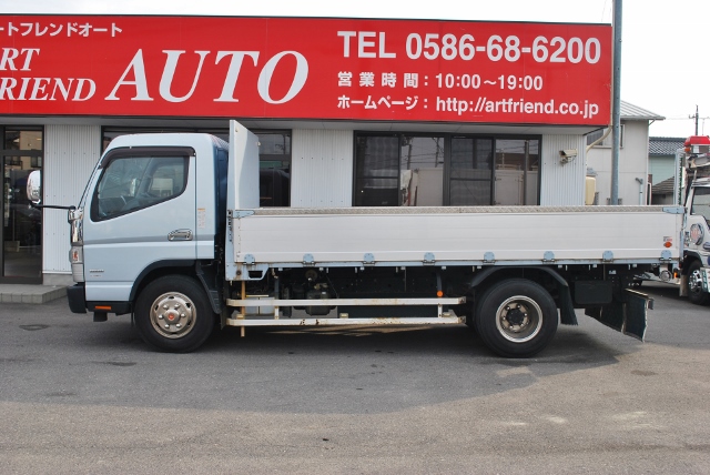 【353】三菱ふそう　ブルーテックキャンター　ワイドロング　平ボデー