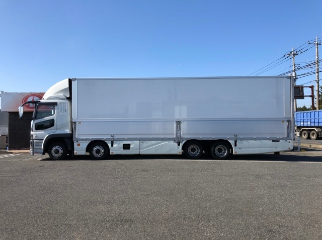 【308】三菱ふそうスーパーグレート　低床　パネルウイング　リヤエアサス　エアロ車