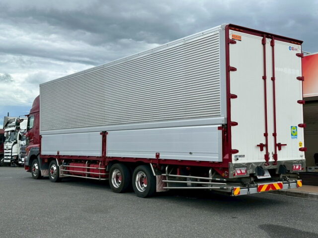 日野：17プロフィア：ハイルーフ：ウィング：メッキ多数：格納パワーゲート