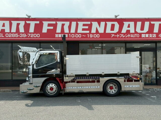 ブルーテックキャンター　平ボデーアルミブロック　架装多数　アルミホイール　標準幅　10尺