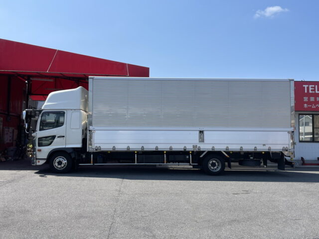 日野：17レンジャー：ハイルーフ：ウィング：7200ワイド：ステンレス多数：エアサス