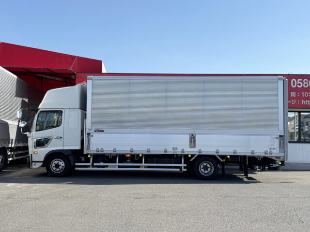 日野：17レンジャー：ハイルーフ：ウィング：6200ワイド：エアサス：跳上パワーゲート