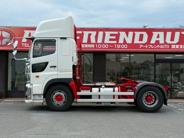 日野：17プロフィア：ハイルーフ：トレーラーヘッド：7速MT：450馬力：E13Cエンジン