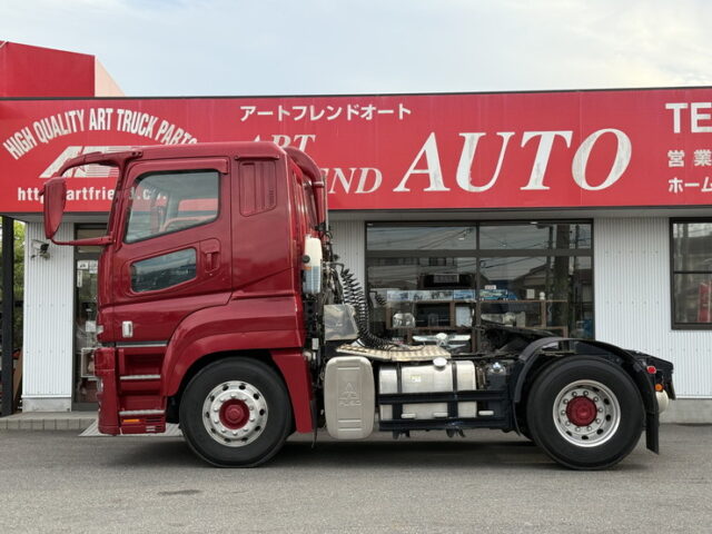 スーパーグレート：トレーラーヘッド：ハイキャブ：アルミホイール：エアサス