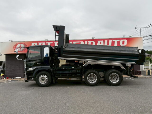 日野：17プロフィア：ダンプ：5300×2300：メッキ多数：7速MT：380馬力：電動コボレーン
