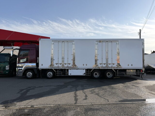17スーパーグレート：ハイルーフ：冷凍バン：左観音扉2枚：サブエンジン：2エバ