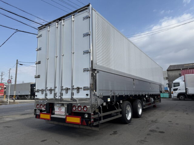 日本トレクス：トレーラー冷凍ウィング：段付き：2軸：前壁冷凍機：リフトアクスル