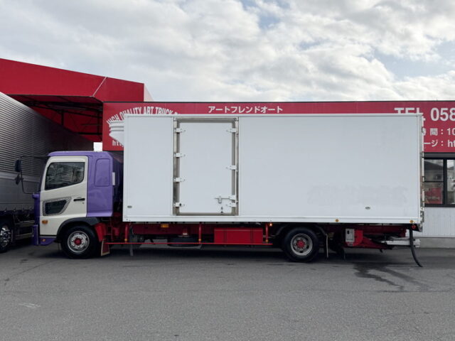 日野:17レンジャー:冷凍バン:菱重製冷凍機TDJS50DC:格納ゲート:アルミシマ床