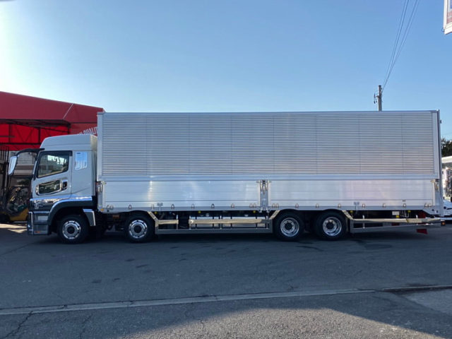 【660】R2　登録済未使用車　17スーパーグレート　ウィング　サイドバンパーステンレス