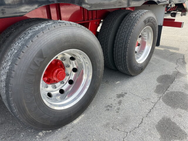 トレクス：R1年式：2軸：トレーラーウィング：リフトアクスル後ろ残し：アルミホイール