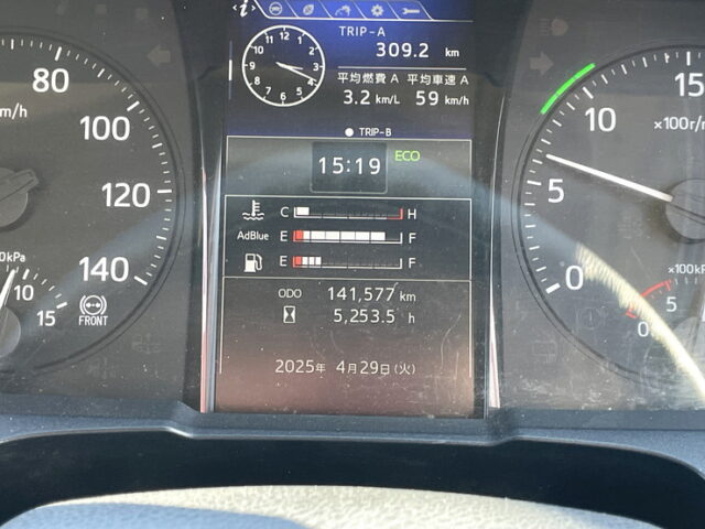 日野：17プロフィア：ダンプ：ハイルーフ：Ｌゲート：アルミホイール：メッキ多数