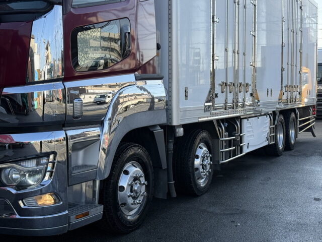 17スーパーグレート：ハイルーフ：冷凍バン：左観音扉2枚：サブエンジン：2エバ