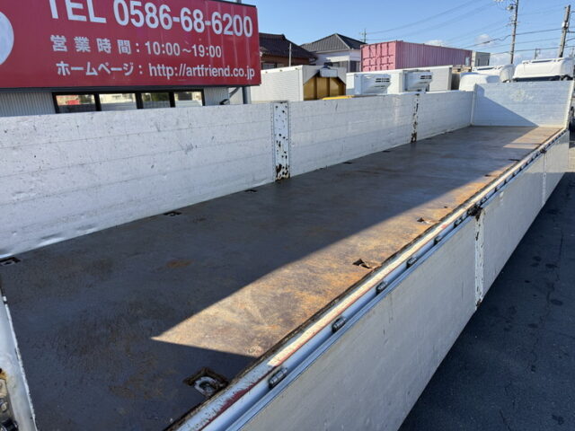 日本トレクス:トレーラー:平ボデー:アルミブロック:1Mアオリ:リフトアクスル:中残し