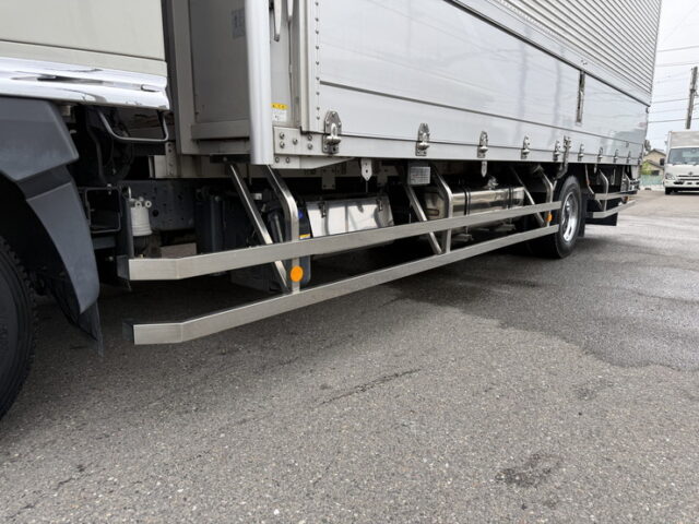 日野：17レンジャー：ハイルーフ：ウィング：6200ワイド：リア門口ステンレス