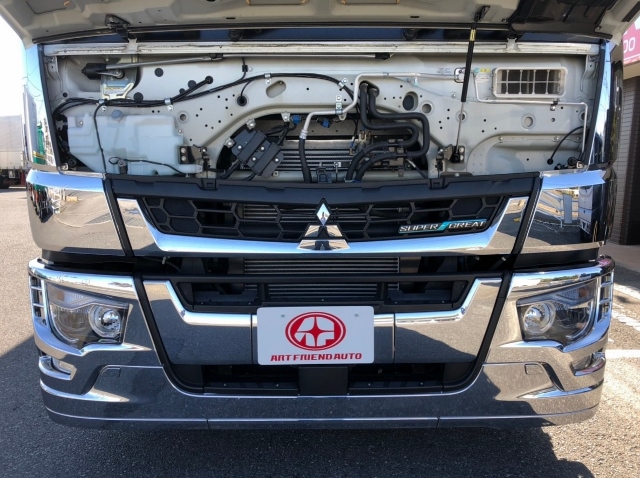 【308】三菱ふそうスーパーグレート　低床　パネルウイング　リヤエアサス　エアロ車