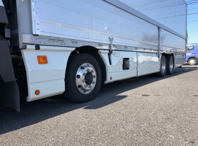 【308】三菱ふそうスーパーグレート　低床　パネルウイング　リヤエアサス　エアロ車