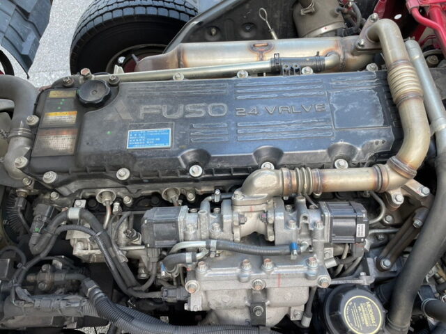 三菱ふそう　ファイター　ハイルーフ　冷凍ウィング　ヤマダボディ　ステンレスサイドバンパー　