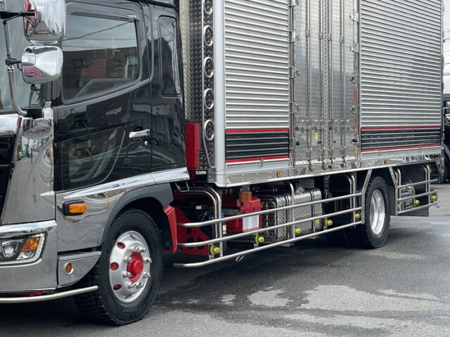 日野：17レンジャー：ハイルーフ：増トン：冷凍バン：エアサス：ジョロ4キーストン