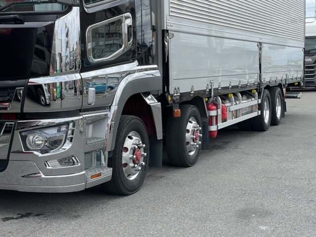 17スーパーグレート　ハイルーフ　ウィング　アルミホイール　格納ゲート付