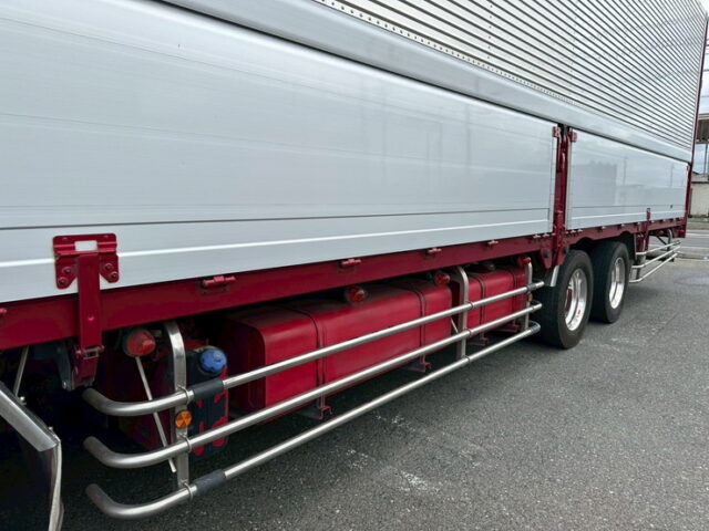 日野：17プロフィア：ハイルーフ：ウィング：メッキ多数：格納パワーゲート