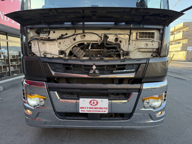 17スーパーグレート：ハイルーフ：トレーラーヘッド：アルミホイール：第5輪荷重11.500㎏