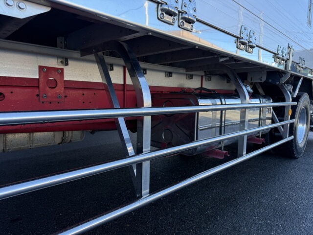 日野：レンジャープロ：ウィング：ボディ枠ステンレス：90アオリ：240馬力：エアサス