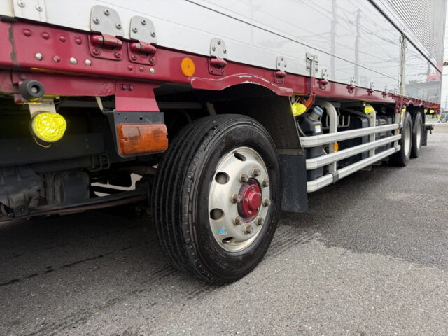 スーパーグレート：ハイルーフ：ウィング：メッキ多数：アルミホイール：格納ゲート