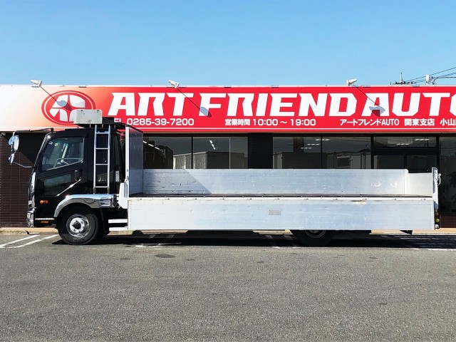 【352】三菱ふそう　ファイター　ワイド　平ボデー　アルミブロック