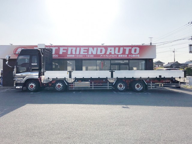 【394】いすゞ　ギガ　ハイルーフ　平ボデー　エアサス