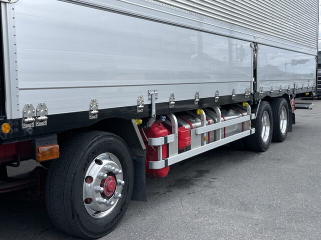 17スーパーグレート　ハイルーフ　ウィング　アルミホイール　格納ゲート付