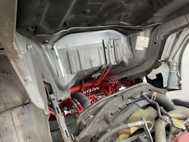 日野　デュトロ　冷凍バン　横扉　オバＱバンパー　ステンレス多数　キーストン