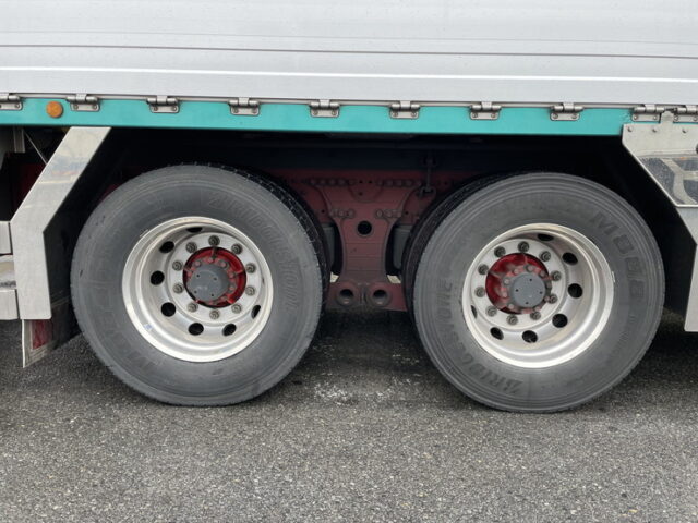 日野：17プロフィア：冷凍ウィング：7MT：リア門口ステンレス：サイドバンパーステンレス：ステンレス架装多数：メッキパーツ多数