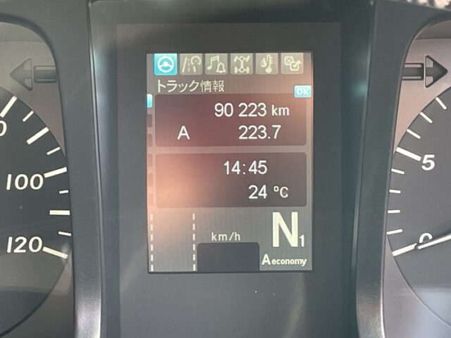 三菱ふそう：スーパーグレート：冷凍ウィング：AT：ハイルーフ：ステンレス架装多数：メッキパーツ多数：門口ステンレス：アルミホイール