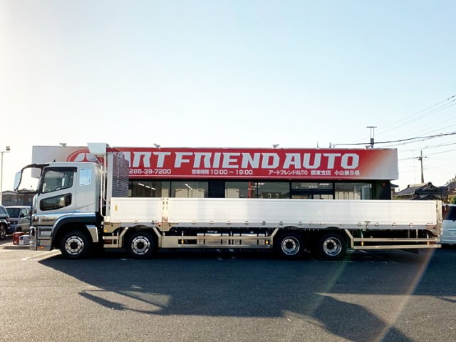 【528】ふそう　スーパーグレート　平ボデーアルミB　4軸低床　登録済未使用車