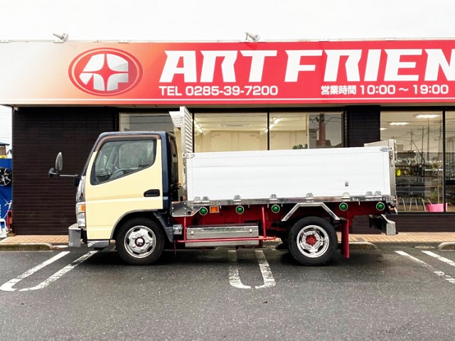 【535】ふそう　キャンター　造りボディ　平ボディアルミブロック