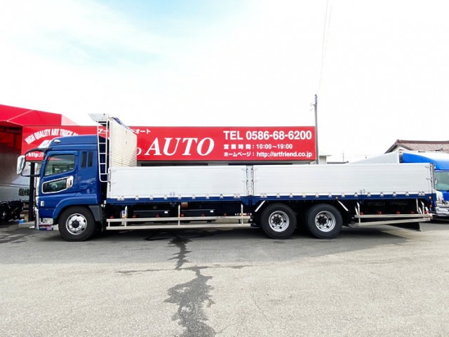 【579】ふそう　スーパーグレート　ハイルーフ　10輪　平ボディ　鉄床