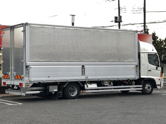 【324】日野レンジャープロ　アルミウイング　ワイド　格納ゲート　リヤエアサス