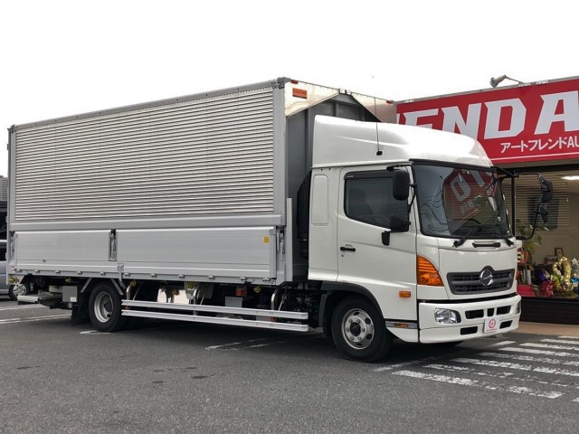 【324】日野レンジャープロ　アルミウイング　ワイド　格納ゲート　リヤエアサス