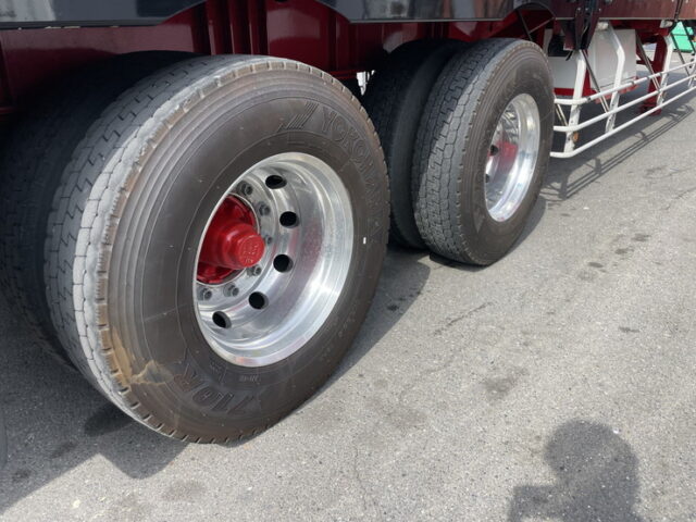 トレクス：R1年式：2軸：トレーラーウィング：リフトアクスル後ろ残し：アルミホイール