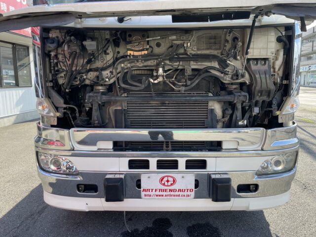 日野：プロフィア：ハイルーフ：トレーラーヘッド：メッキ多数：アルミホイール