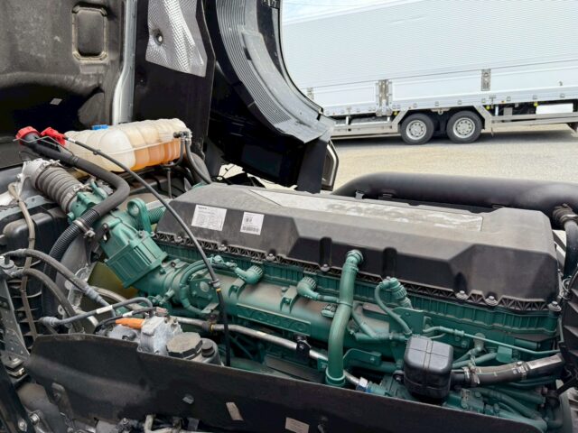 VOLVO：FH：グローブトロッター：ウィング：ブラックウルフホイール：木床