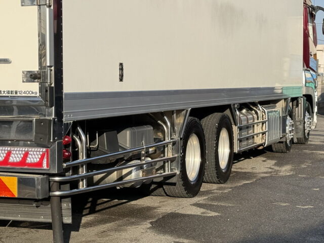 17スーパーグレート：ハイルーフ：冷凍バン：左観音扉2枚：サブエンジン：2エバ