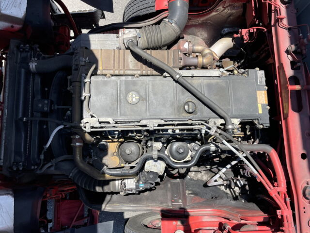 三菱ふそう　スーパーグレート　アルミウィング　７MT　リアエアサス　木床　380馬力