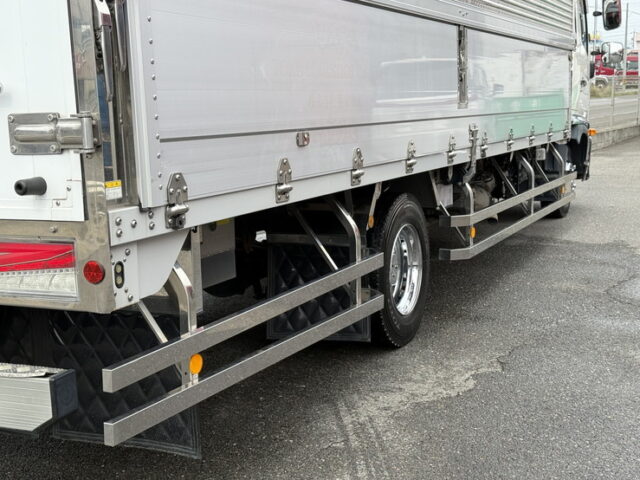 日野：17レンジャー：ハイルーフ：ウィング：6200ワイド：リア門口ステンレス