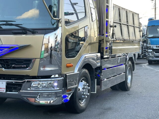 ふそう：ファイター：ダンプ：架装多数：メッキホイール：6発ターボ：240馬力