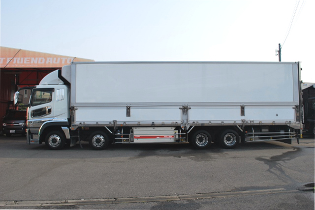 【208】三菱ふそう　スーパーグレート　低床　冷凍ウイング　リヤエアサス