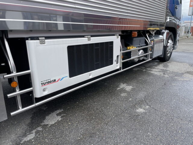 17スーパーグレート　ハイルーフ　冷凍バン　矢野特殊ボディ　コルゲート　サブエンジン