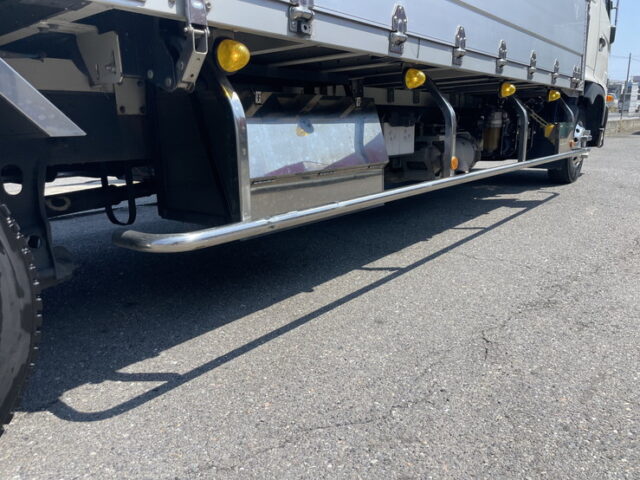 日野：17レンジャー：ハイルーフ：ウィング：7200ワイド：ステンレス多数：エアサス