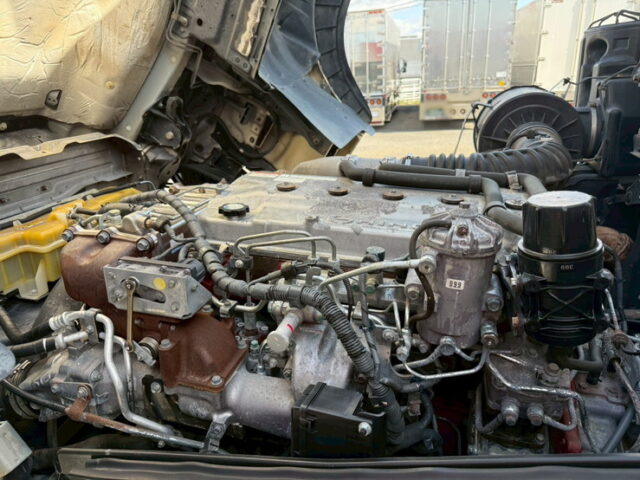 日野：プロフィア：ダンプ：5300×2350：アルミホイール：自重計：電動コボレーン：7速