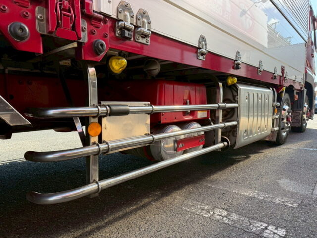 17スーパーグレート:ハイルーフ:ウィング:メッキ多数:アルミホイール:格納ゲート